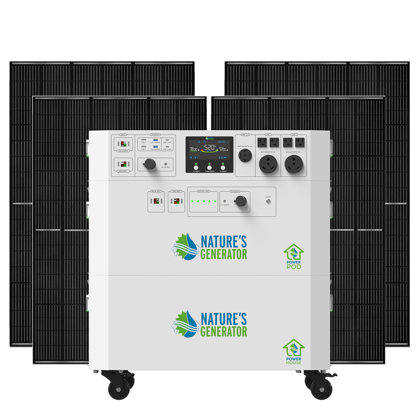 Nature's Generator  Gen 2 Whole Home Solar Generator - NGPHAU