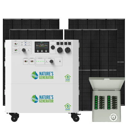 Nature's Generator  Gen 2 Solar Generator and Transfer Switch - NGPHAUP