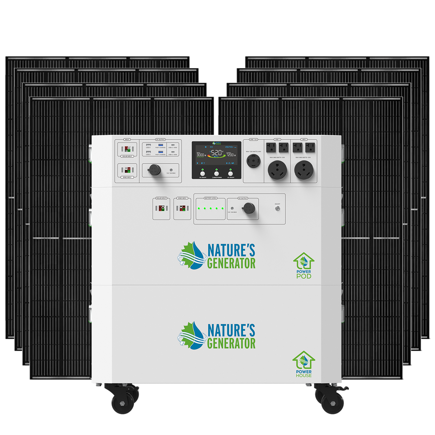 Nature's Generator  Gen 2 Whole Home Solar Generator - NGPHAU
