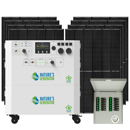 Nature's Generator  Gen 2 Solar Generator and Transfer Switch - NGPHAUP
