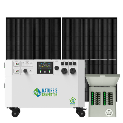 Nature's Generator  Gen 2 Solar Generator and Transfer Switch - NGPHAUP