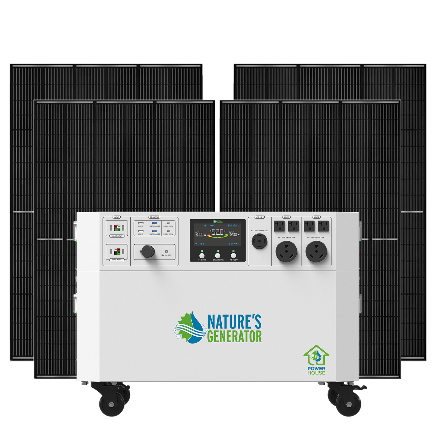 Nature's Generator  Gen 2 Whole Home Solar Generator - NGPHAU