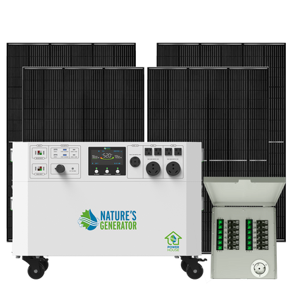 Nature's Generator  Gen 2 Solar Generator and Transfer Switch - NGPHAUP