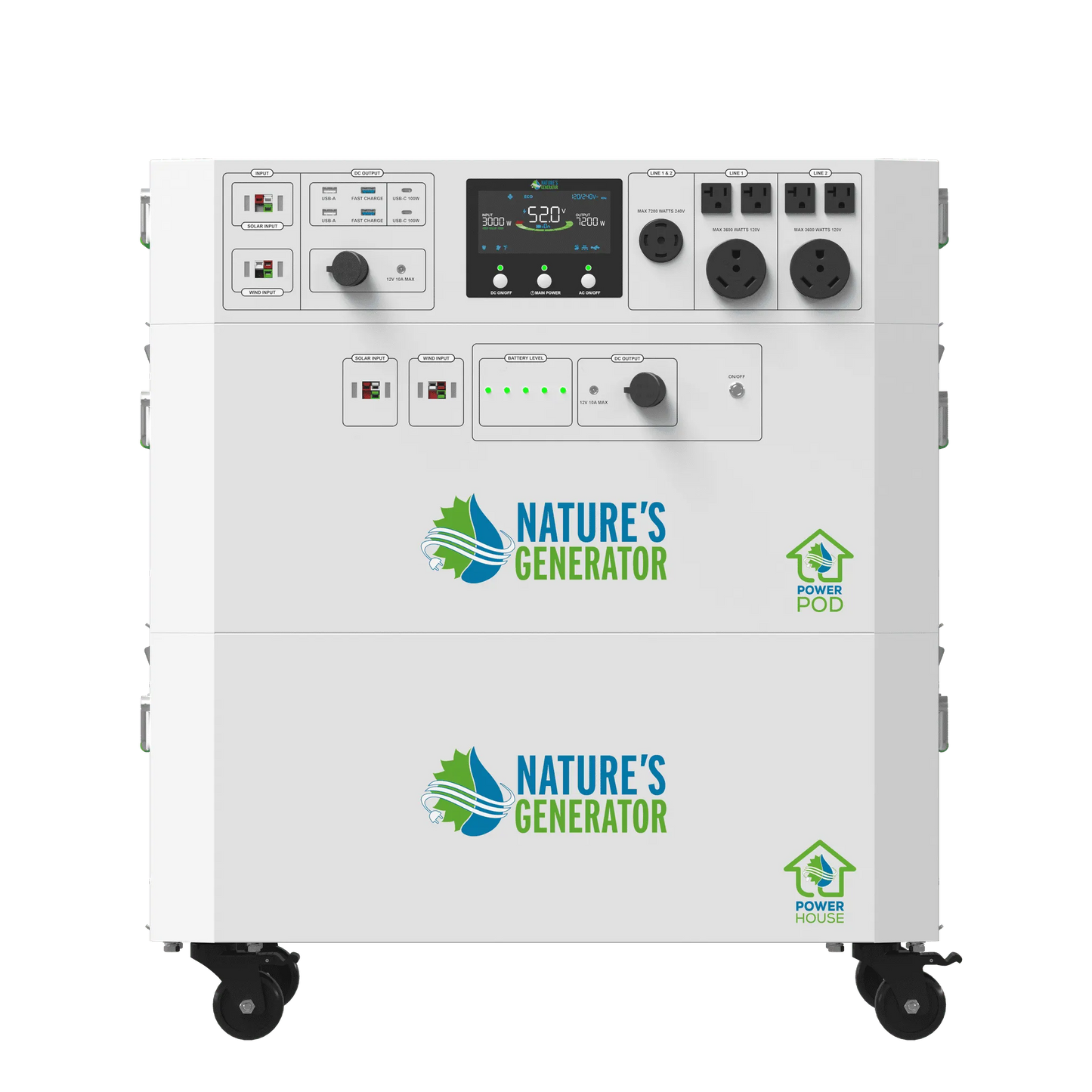 Nature's Generator  Powerhouse Gen 2 Whole Home Generator - NGPH72