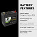 PowerTex Batteries BCI Group 51R Lithium LiFePO4 Automotive Battery - PTLG51R - Backyard Provider