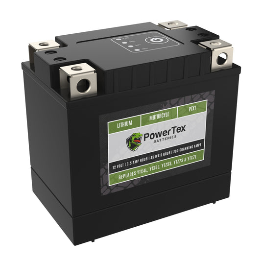 PowerTex Batteries YTZ7S LiFePO4 Lithium Iron Phosphate Motorcycle Battery