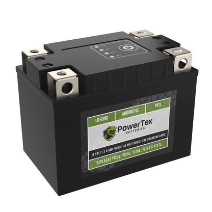 PowerTex Batteries YTX7L-BS LiFePO4 Lithium Iron Phosphate Motorcycle Battery