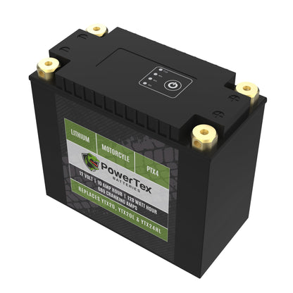 PowerTex Batteries YTX20HL-BS LiFePO4 Lithium Iron Phosphate Motorcycle Battery