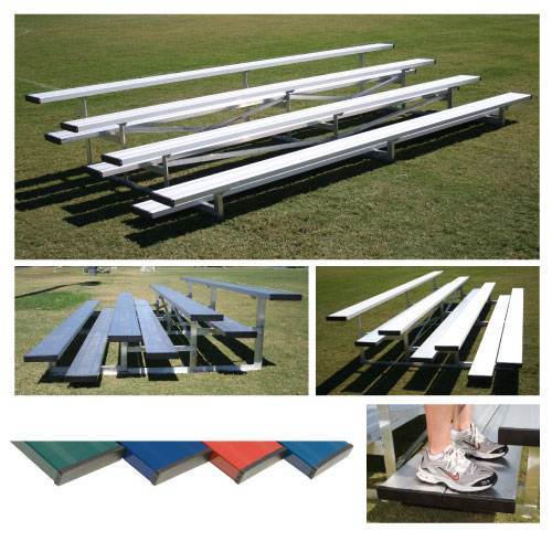 Preferred Powder Coated Low Rise Bleachers - LR0408C