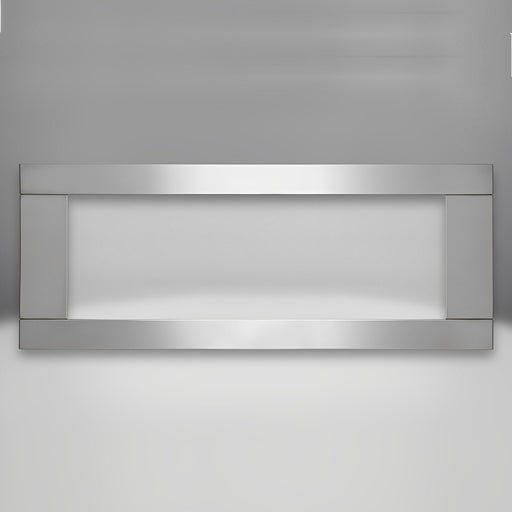 Napoleon Fireplaces Premium Brushed Stainless Steel Surround With Safety Barrier For Linear 45-Inch Direct Vent Gas Fireplaces, Napoleon, LPS45SSSB