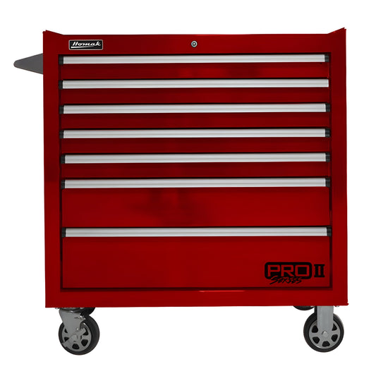 Homak  36” Pro II Series 7 Drawer Roller Cabinet - BK04036072