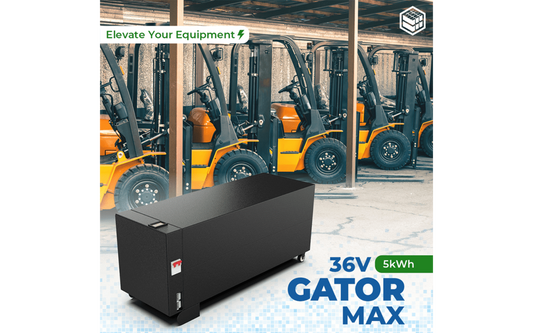 Big Battery 36V GATOR MAX – LiFePO4 – 120Ah – 5kWh - AGATR-36050-G1