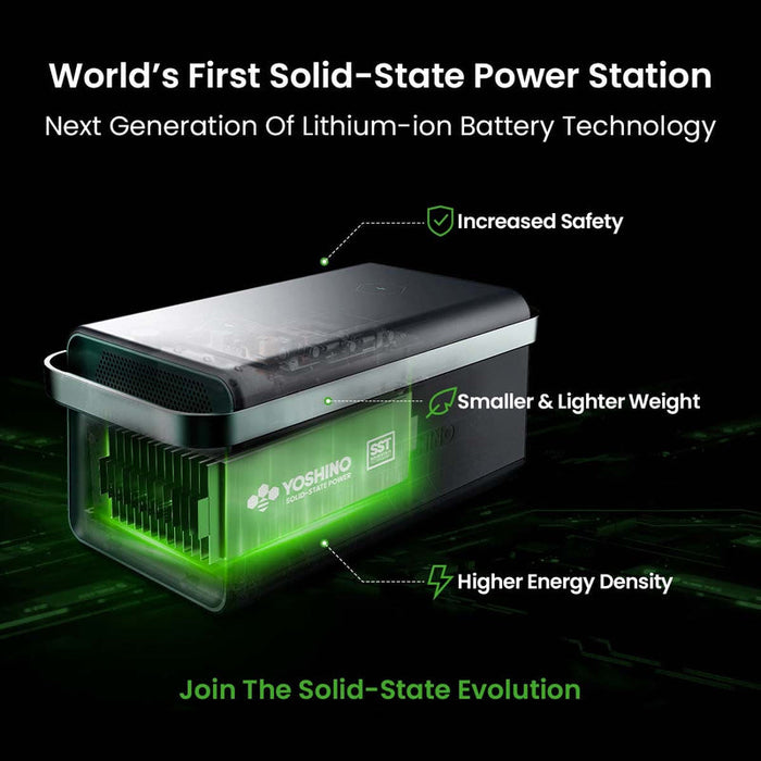 Yoshino Power B4000 SST - 4000W | 2611Wh Solid-State Portable Power Station - YP-B4000 SST