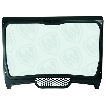 Moto Armor Polaris RZR Turbo S / XP Turbo / XP 1000 Full Glass Windshield for Voodoo Riders Cage - MA-VOODOOTURS-WS-GLS-BLK-Y