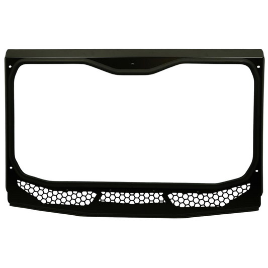 Moto Armor Kawasaki KRX Full Glass Windshield for VOODOO Cage - MA-VOODOOKRX-WS-GLS-BLK-Y