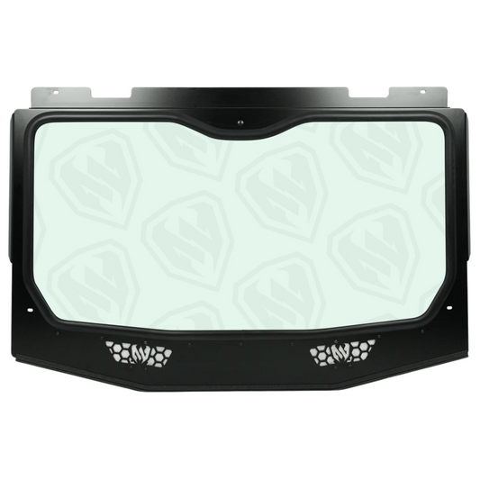 Moto Armor Polaris RZR XP 1000 Full Glass Windshield (2024+ Model Only) - MA-RZXP-WS-GLS-BLK-Y