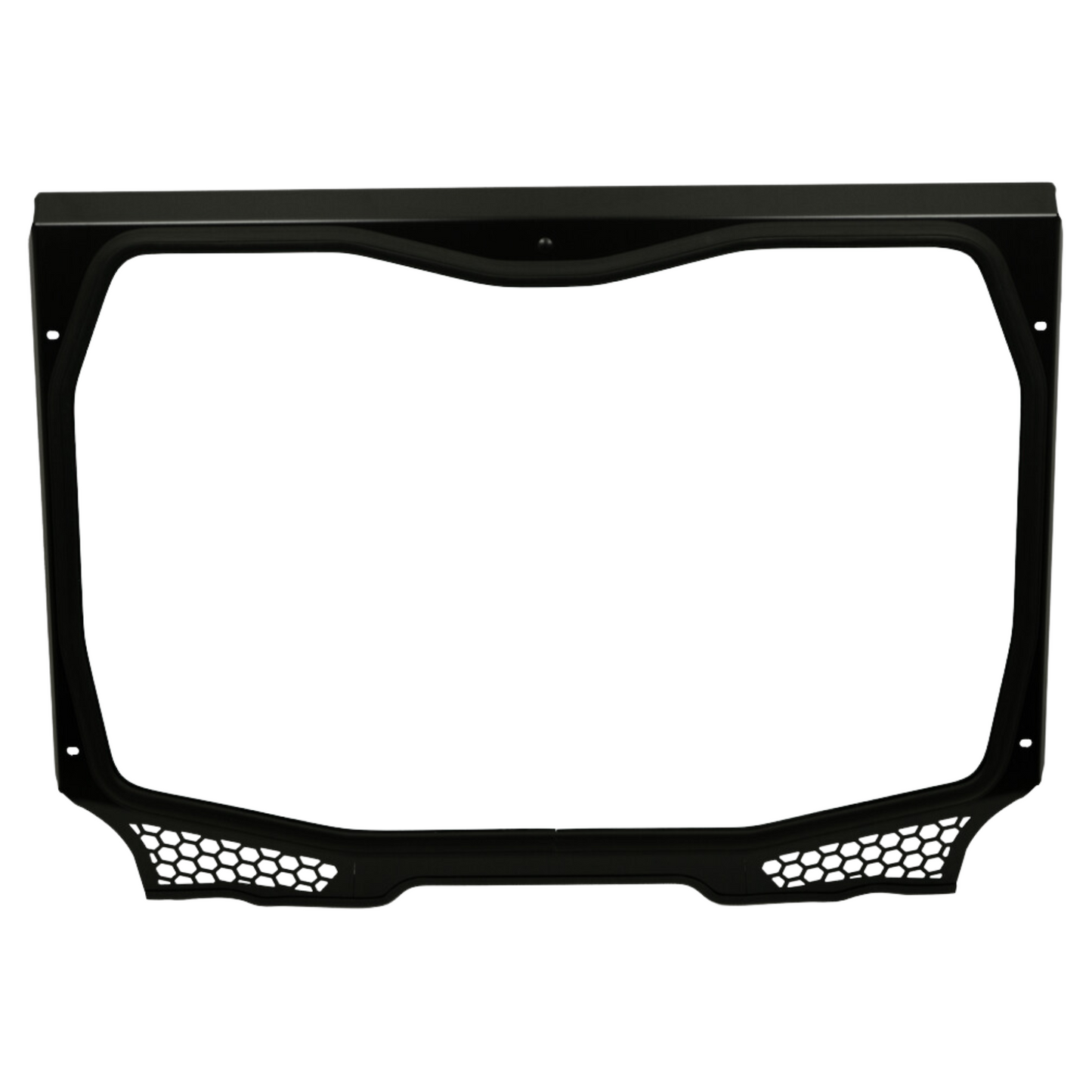 Moto Armor Polaris RZR Pro XP / Turbo R / Pro R Full Glass Windshield for VOODOO Riders Cage - MA-VOODOOPRO-WS-GLS-BLK-Y