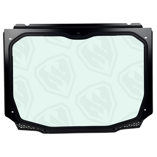 Moto Armor Polaris RZR Pro Max Visibility Full Glass Windshield - MA-RZPRO-MAX-WS-GLS-BLK-Y