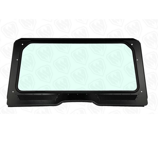 Moto Armor Yamaha Wolverine Rmax 1000 Glass Windshield (2021-2022) - MA-RMAX-WS-GLS-BLK-B-Y