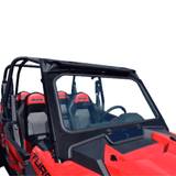 UTVZILLA Polaris RZR XP 1000 / Turbo Full-Glass Vented-Frame Windshield (2019+) - ZL-RZ19-WS-GLS-BLK-Y