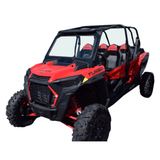 UTVZILLA Polaris RZR XP 1000 / Turbo Full-Glass Vented-Frame Windshield (2019+) - ZL-RZ19-WS-GLS-BLK-Y