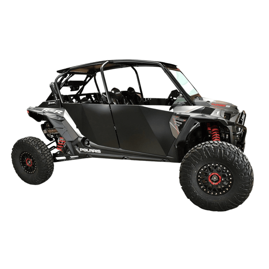 Moto Armor Polaris RZR XP 1000, Turbo, & Turbo S 4-Seat Aluminum Doors (2014+) - MA-RZ4-BLK