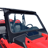 UTVZILLA Polaris RZR XP 1000 / Turbo Full-Glass Vented-Frame Windshield (2019+) - ZL-RZ19-WS-GLS-BLK-Y