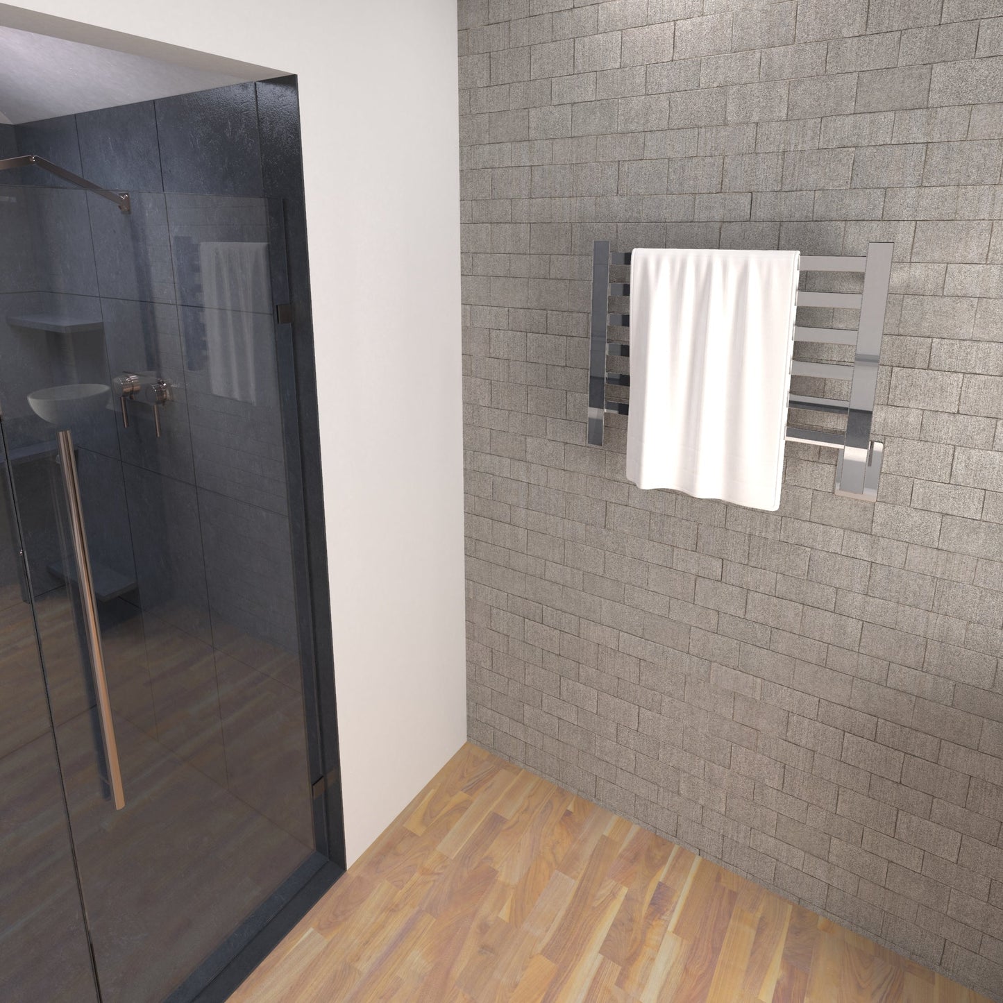 Amba Heated Towel Rack Model Q2016 Height 16 3/4″ - Q2016B