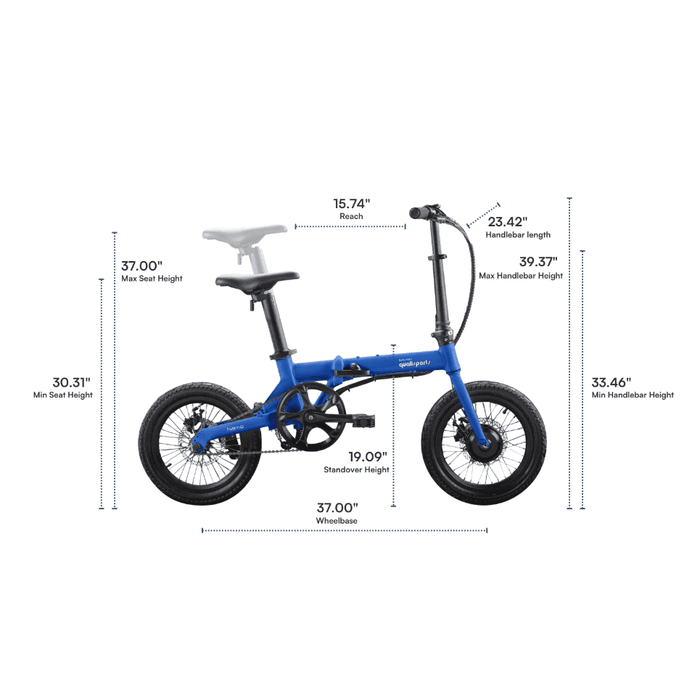 Qualisports NEMO 16" 36V Compact Folding Electric Bike