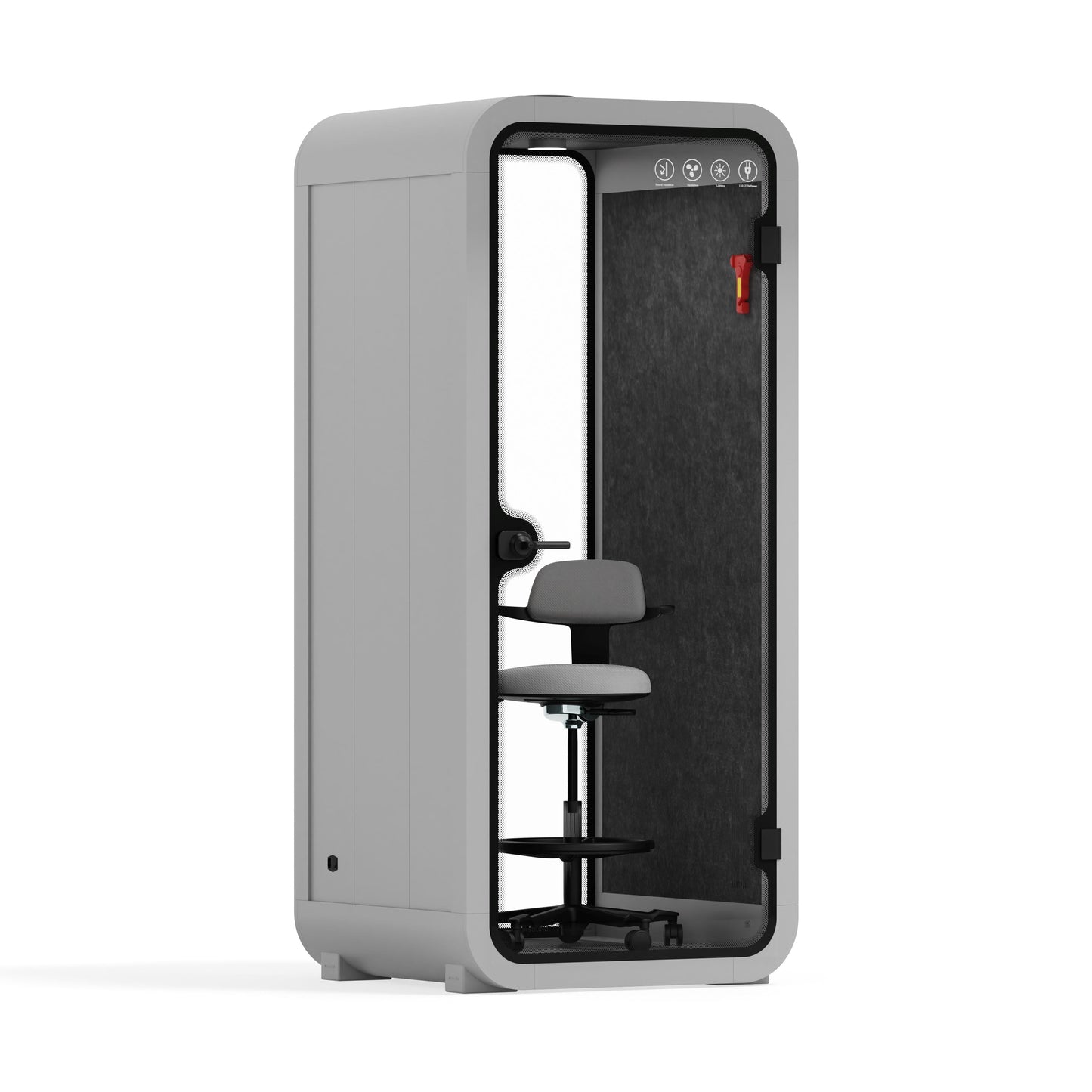 Sound Box Office Pod Quell Acoustic - S-S115-DRK-GREY-SY-01-TUL-STOL-01