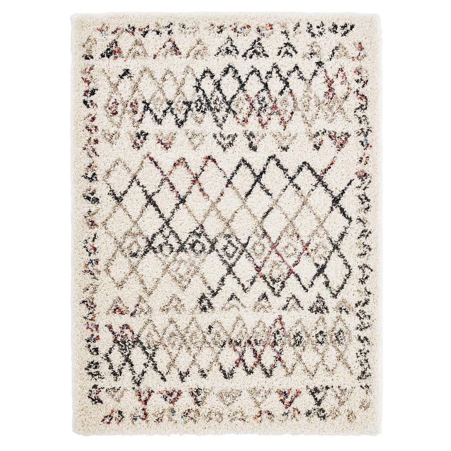 Modway furniture  Skadi Rainbow Diamond Shag Area Rug - R-1194A-810