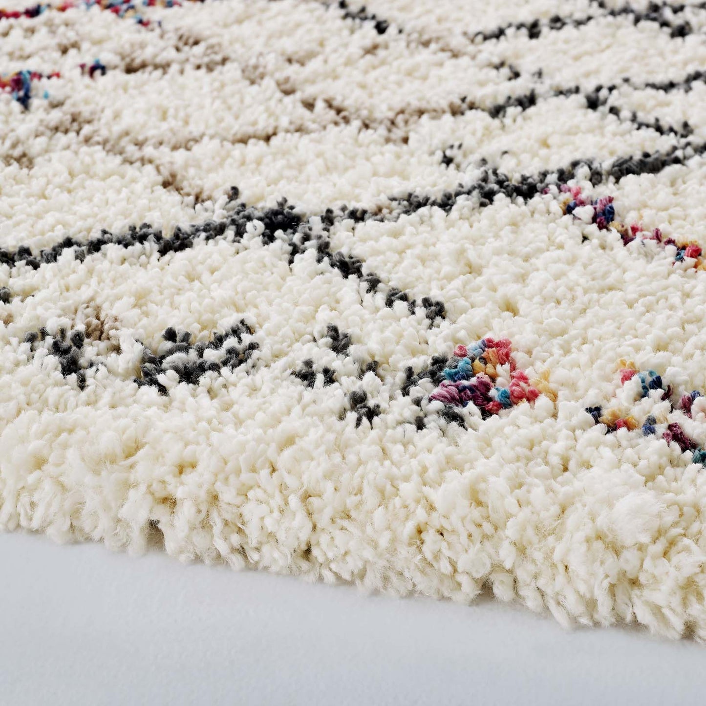 Modway furniture  Skadi Rainbow Diamond Shag Area Rug - R-1194A-810