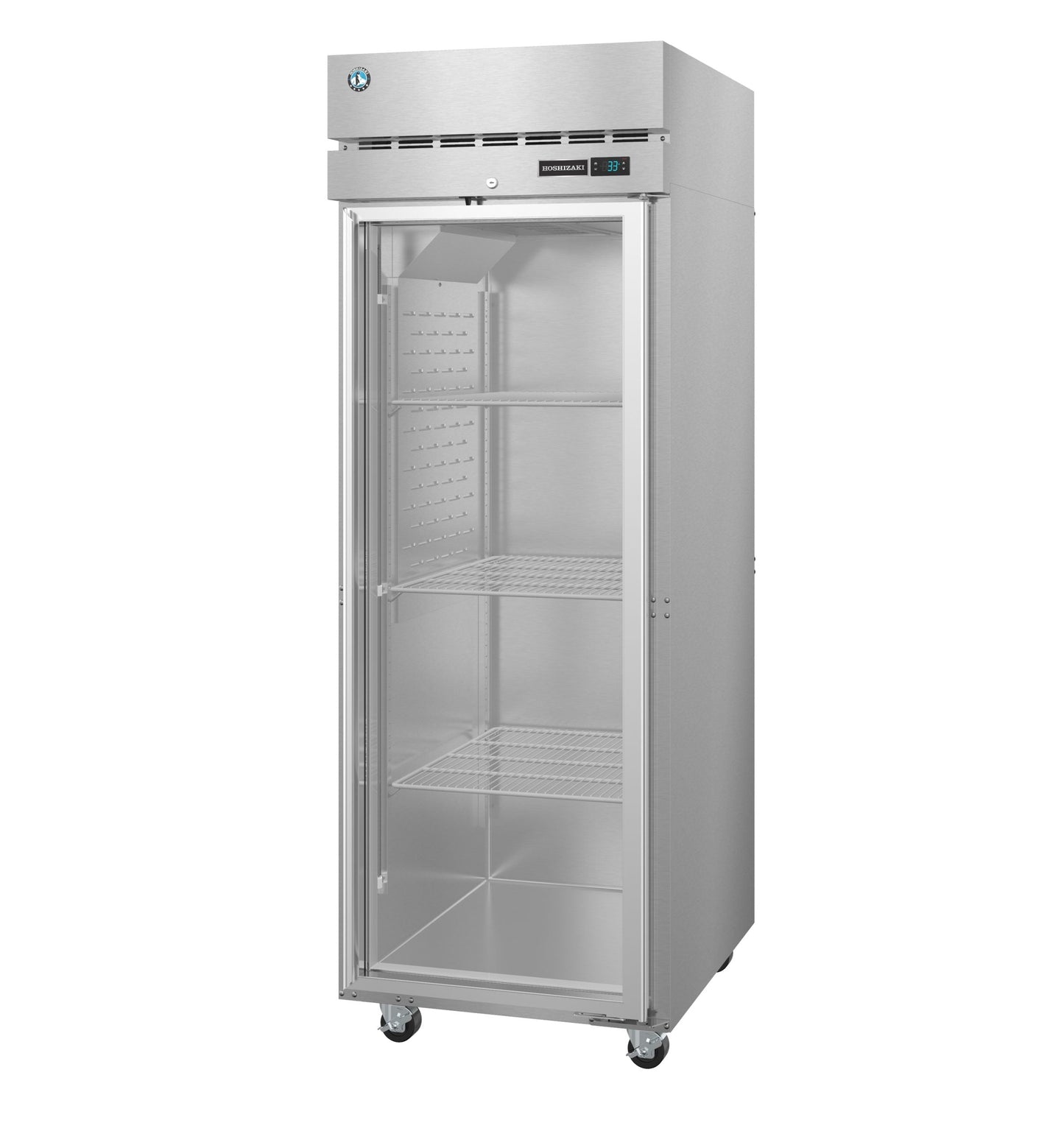 Hoshizaki R1A-FG | 28" Wide 1 Glass Door Top Mount Reach-In Refrigerator - R1A-FG