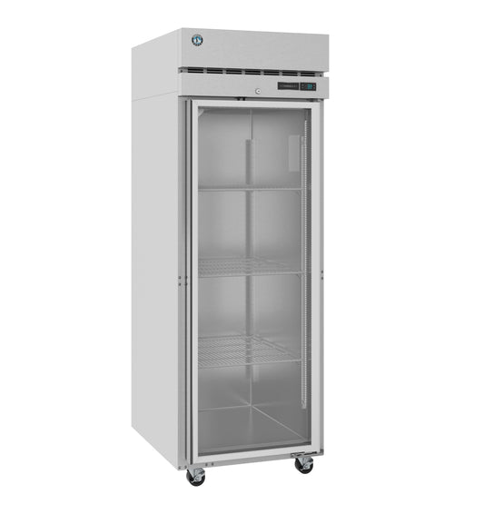 Hoshizaki R1A-FG | 28" Wide 1 Glass Door Top Mount Reach-In Refrigerator - R1A-FG