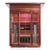 Enlighten Sauna InfraNature Rustic 3-Person Outdoor Sauna - 17377