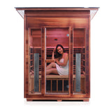 Enlighten Sauna InfraNature Rustic 3-Person Outdoor Sauna - 17377