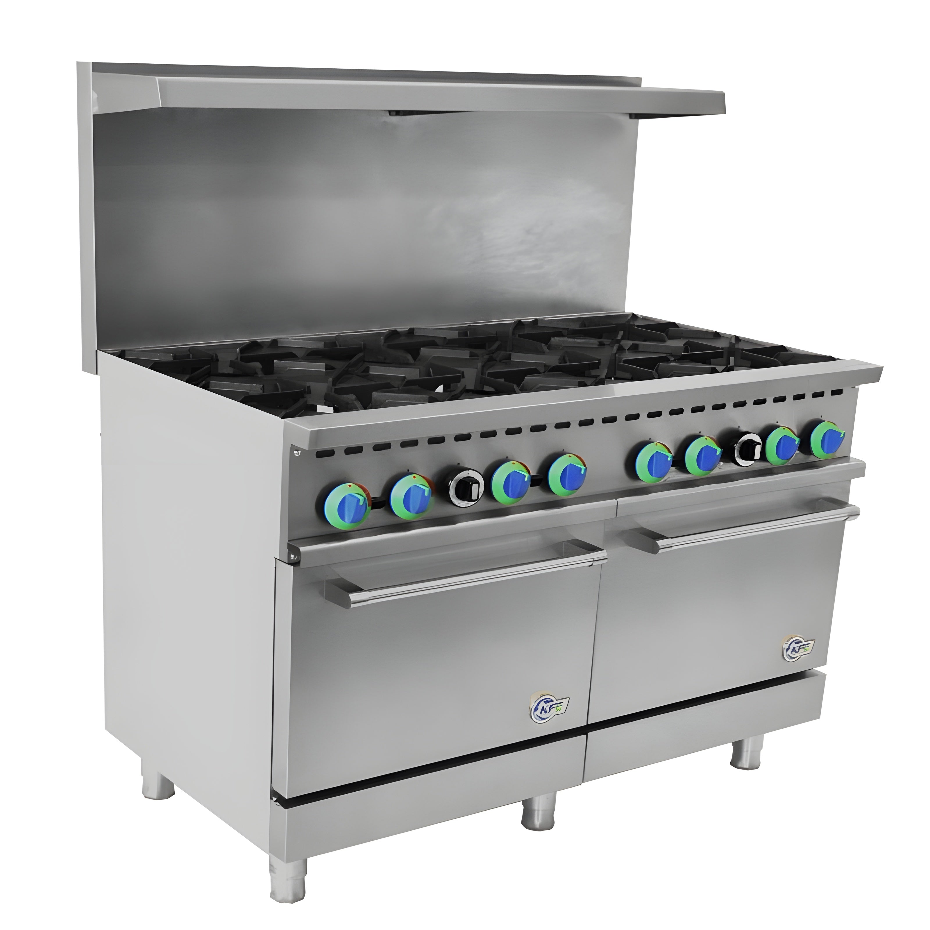 Chef AAA - Commercial 48" 8 Burner Gas Oven Range - R48