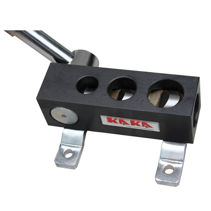 KAKA Industrial RA-6 Manual Pipe Notcher, 7/8", 1", 1-1/4" (Outside diameter) Notcher Capacity, Light Weight, 90 Degree High Precision Steel Tube Notcher, Steel Tube and Pipe Notcher - 176214