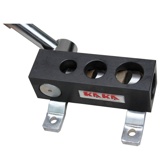 KAKA Industrial RA-6 Manual Pipe Notcher, 7/8", 1", 1-1/4" (Outside diameter) Notcher Capacity, Light Weight, 90 Degree High Precision Steel Tube Notcher, Steel Tube and Pipe Notcher - 176214