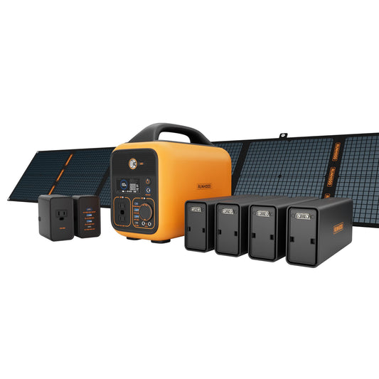 RALLYE 600 PRO 1296Wh/600W. Portable power station with 100W solar panel）PS-TSP-H4EAUS-US