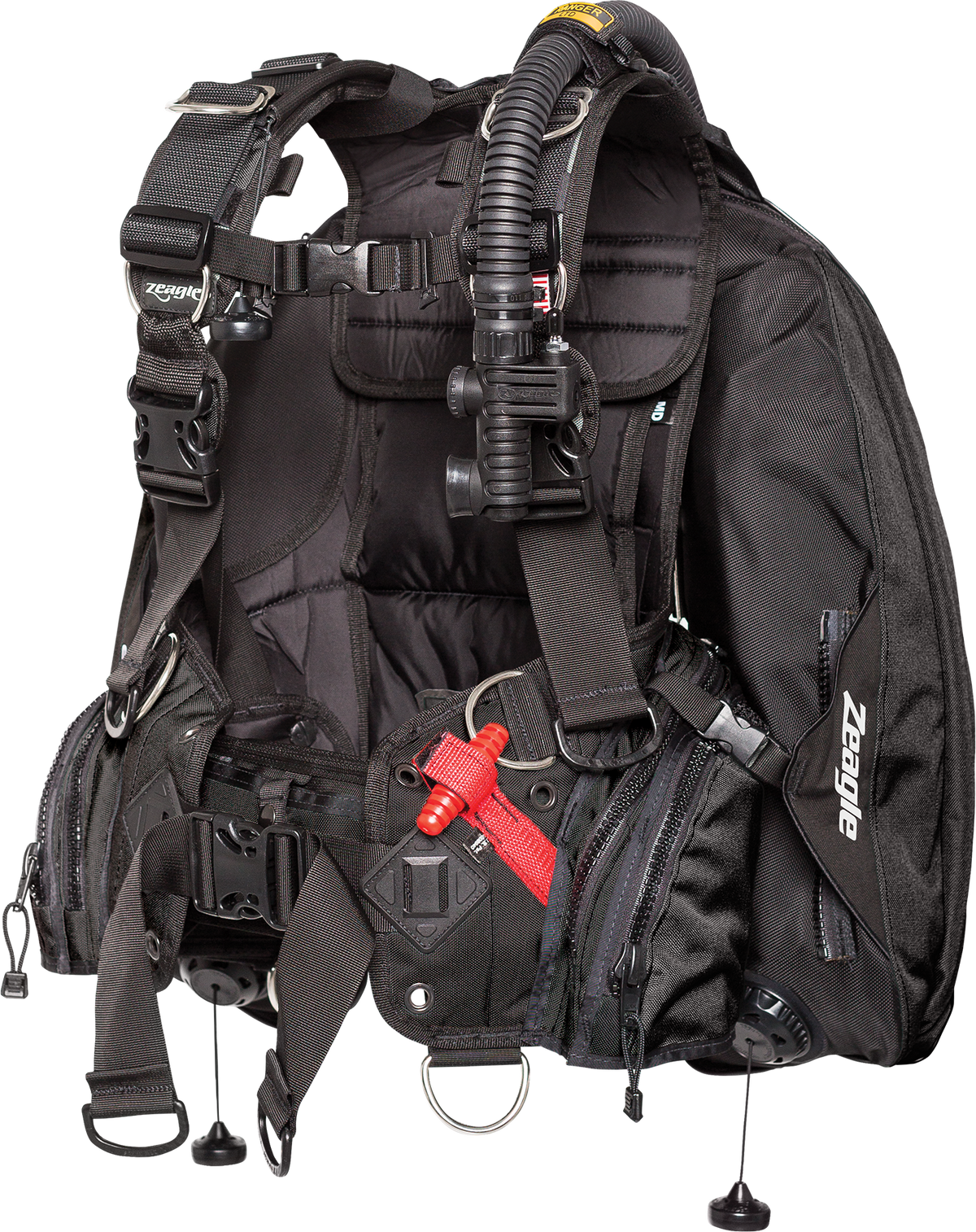 Zeagle Ranger LTD Scuba Diving BC BCD w/ rip Cord System - BCD72 S BLK