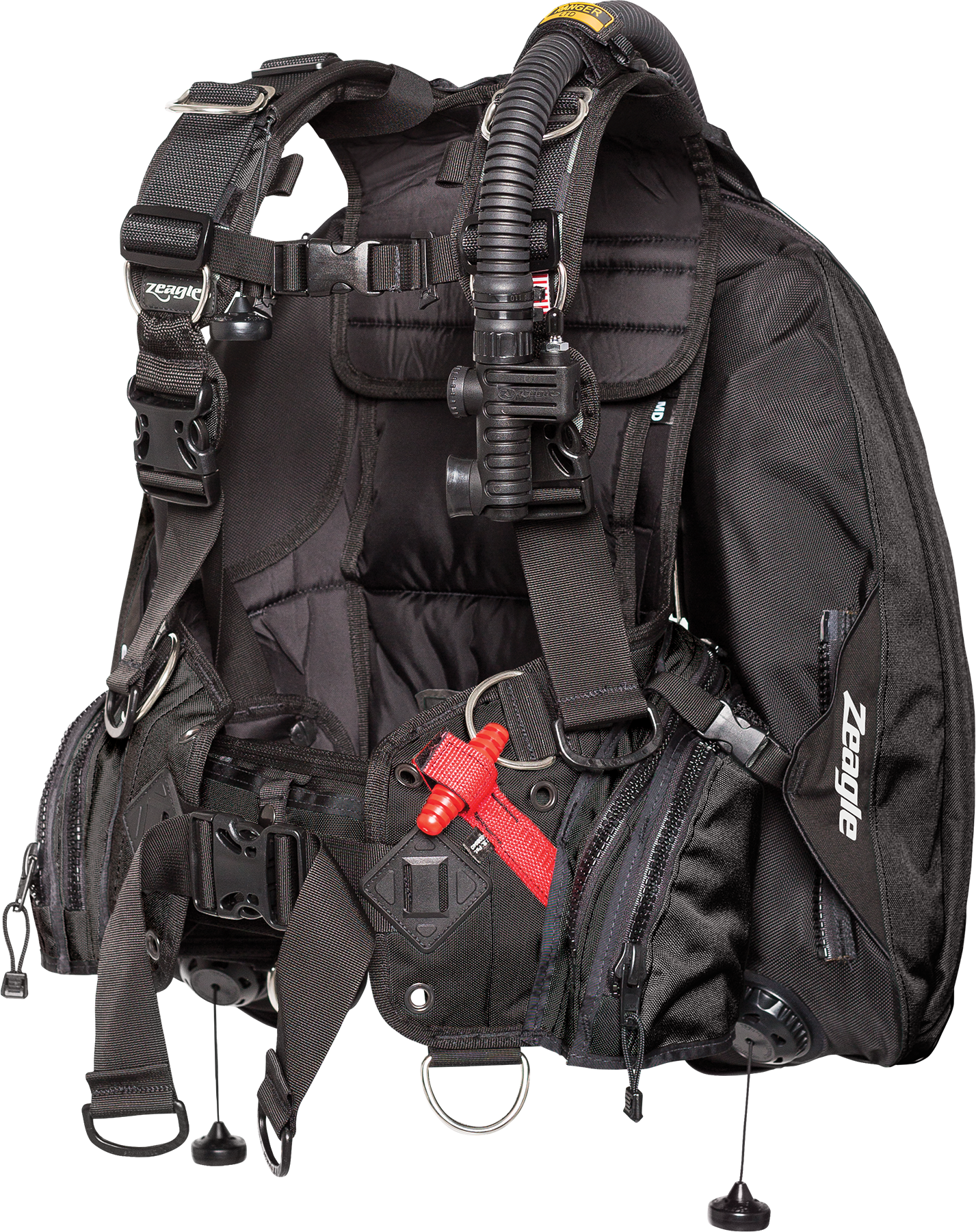 Zeagle Ranger LTD Scuba Diving BC BCD w/ rip Cord System - BCD72 S BLK