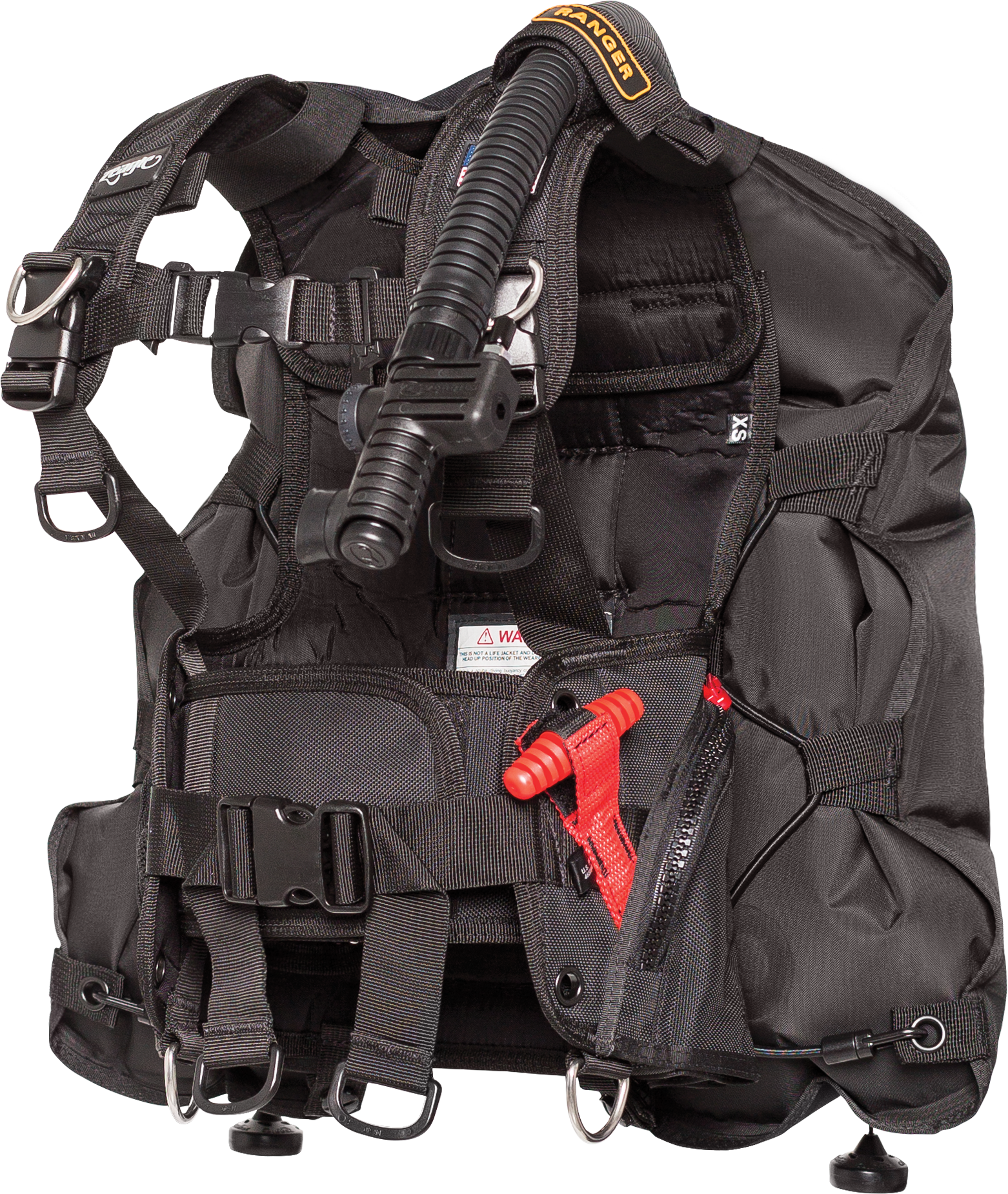 Zeagle Ranger Rugged Rear Bladder BCD BC w/ Rip Cord System - BCD6 S