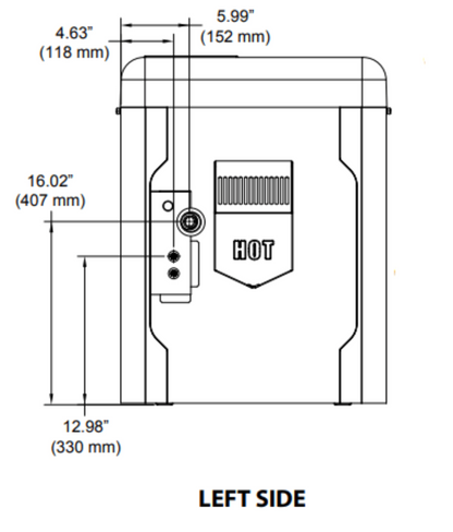 Raypak AVIA 264k Btu Digital Pool Heater - Copper - Propane Gas - WiFi Ready - | 018038