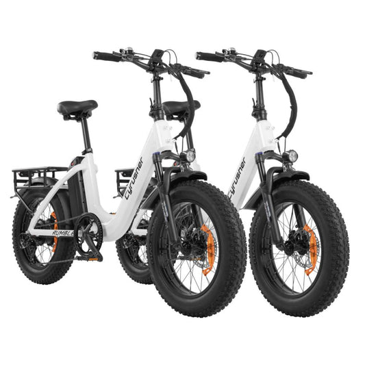 Cyrusher Rumble E-Bike Bundle Sale - US-Bundle-Rumble-WH+WH