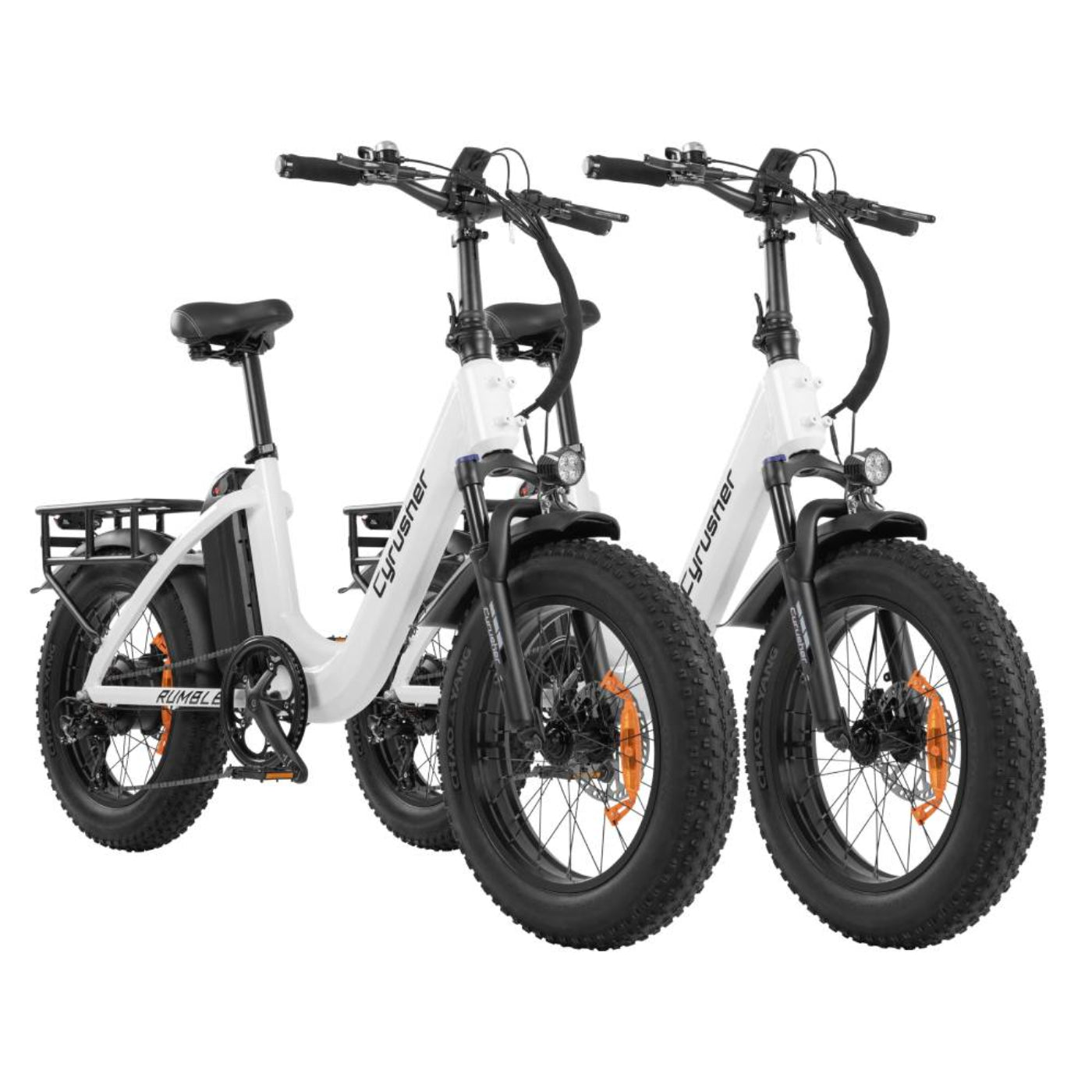 Cyrusher Rumble E-Bike Bundle Sale - US-Bundle-Rumble-WH+WH