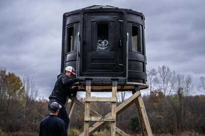 Advantage Hunting RAM 650 Elevated Hunting Blind with Tinted Windows for Bow and Gun - 7026