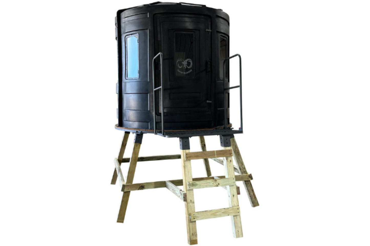 Advantage Hunting RAM 650 Elevated Hunting Blind with Clear Windows for Bow and Gun - 7025