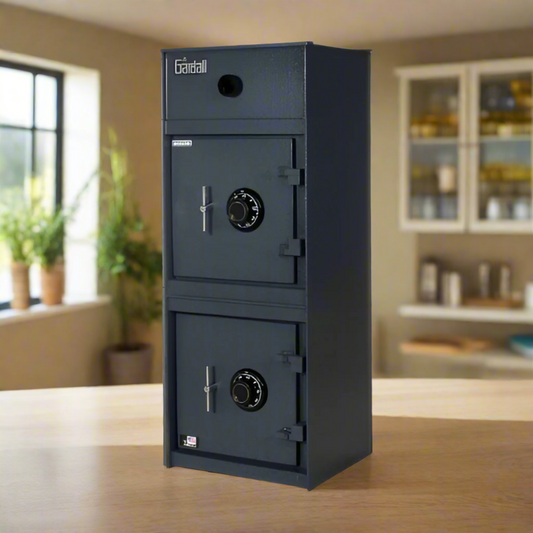 Gardall Front Loading Heavy Duty Double Door Depository Safe - GFL1337CC