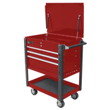 Homak 35" Professional 4 Drawer Service Cart - BK06032000